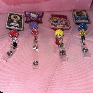 LOT of 4 Badge Reels ..